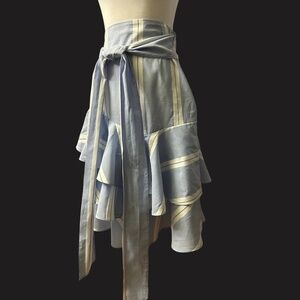 Nearly New. Zara 100% Cotton Boho Midi Skirt